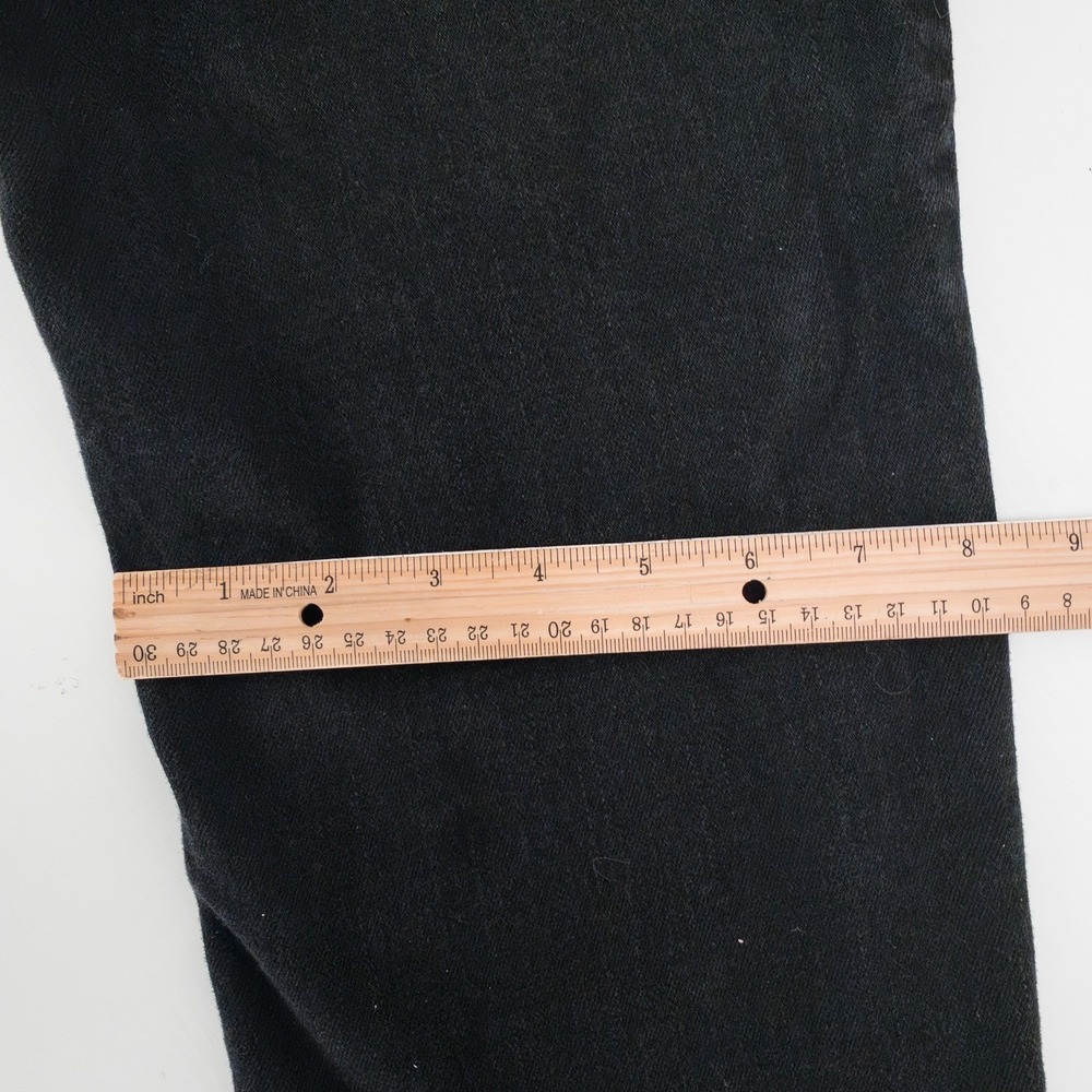 Levi's 511 Slim Fit Mens Black Denim Jeans 40x32 Fits 37x30 Style 04511-5382 - Picture 12 of 14